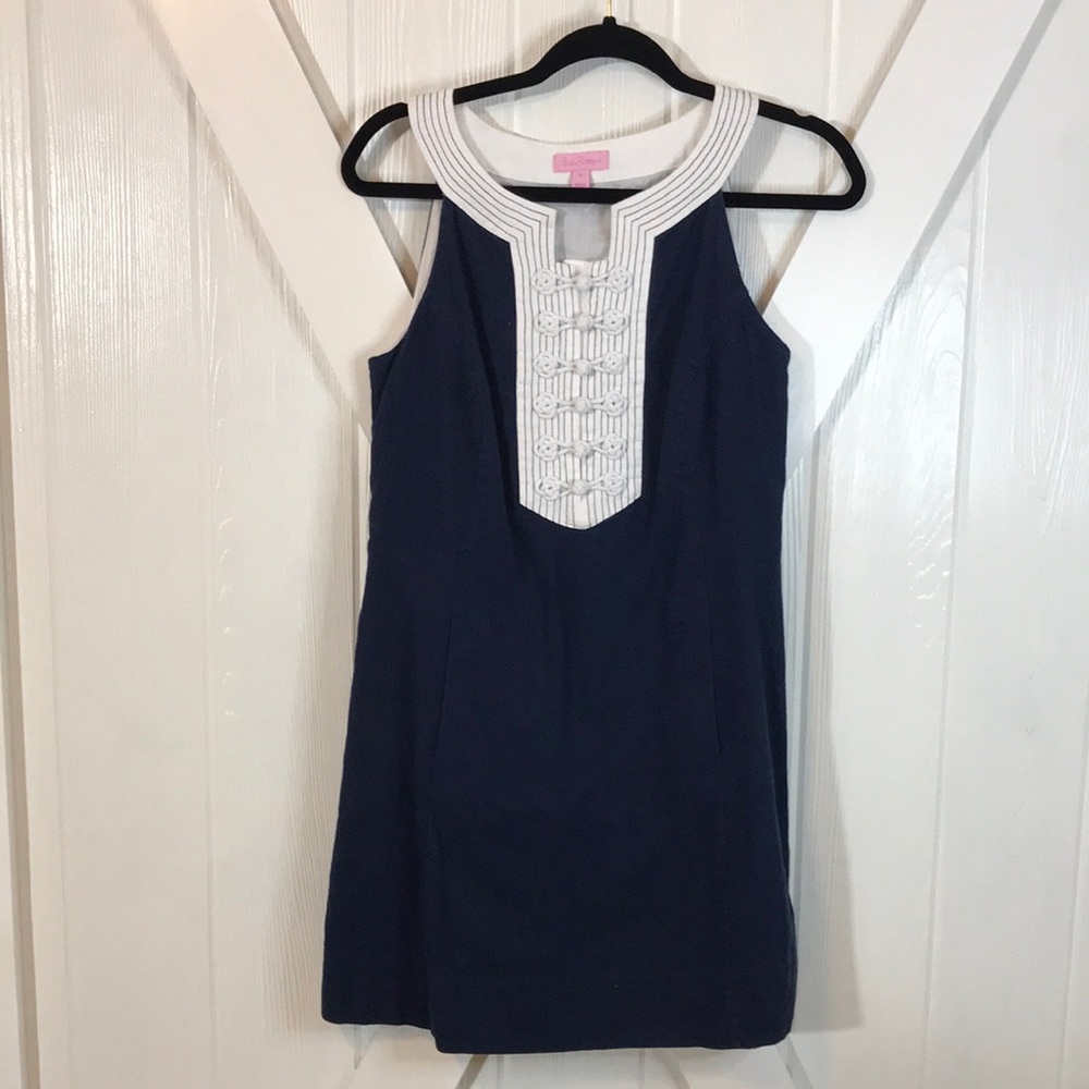 Lilly Pulitzer Nautical Knot Button Dress